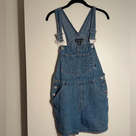 No Boundaries Classic Blue Denim Overalls - Picture 1 of 3